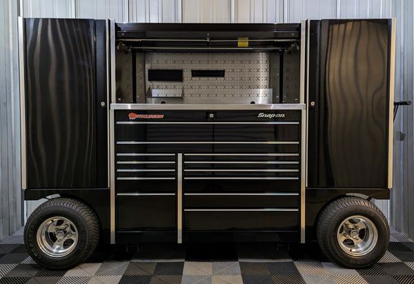 Snap-On KRP1022 Black Double-Bank TUV Pit Wagon Tool box