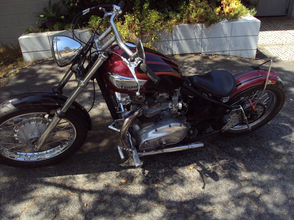 1978 Triumph 750 Rigid Custom  