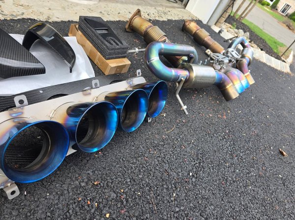 Fabspeed Titanium C8 Z06 catback with Titanium tips  for Sale $5,000 