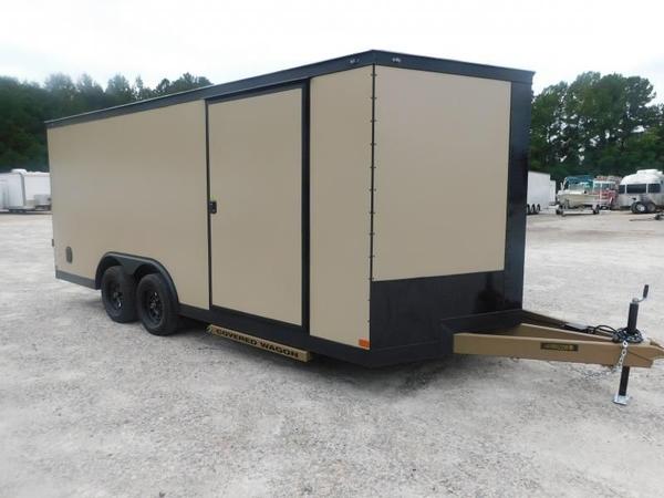 2025 Covered Wagon Trailers Gold Series 8.5x18 Vnose Desert   for Sale $8,495 