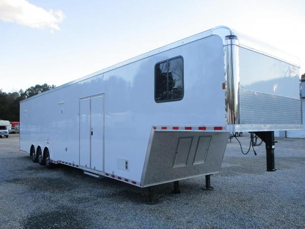 2021 Cargo Mate Eliminator SS 44' Full Bathroom Race Trailer for Sale ...