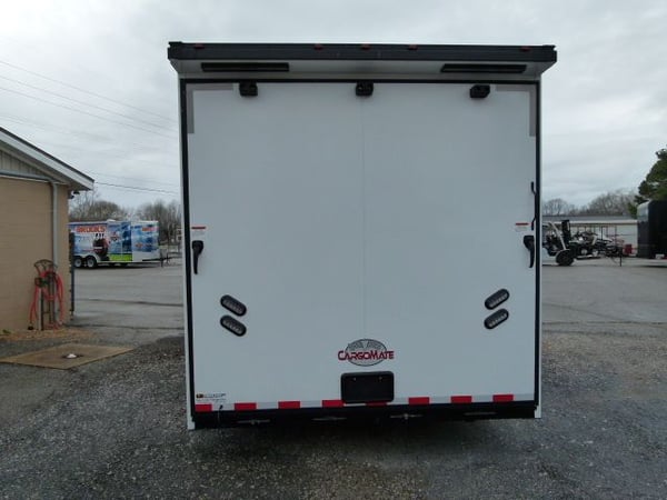 2022 CARGO MATE ELIMINATOR R/T WHITE WITH BLACKOUT TRIM 
