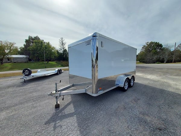 2019 Bravo All Aluminum 7X14 Motorcycle Trailer  for Sale $14,500 