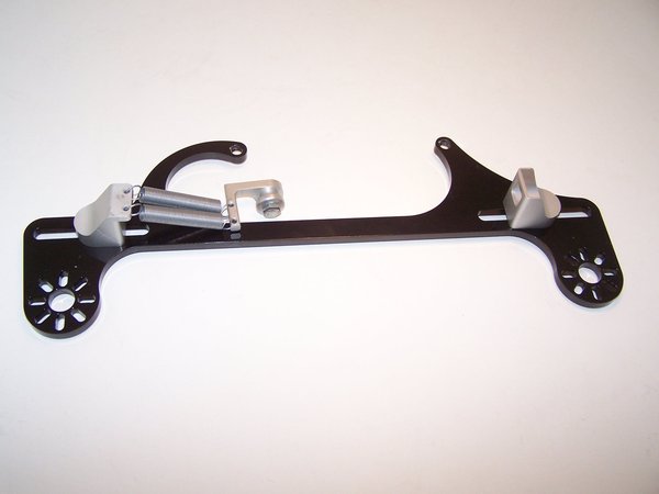 M&K MACHINE Throttle Bracket with Nitrous Solenoid Mount