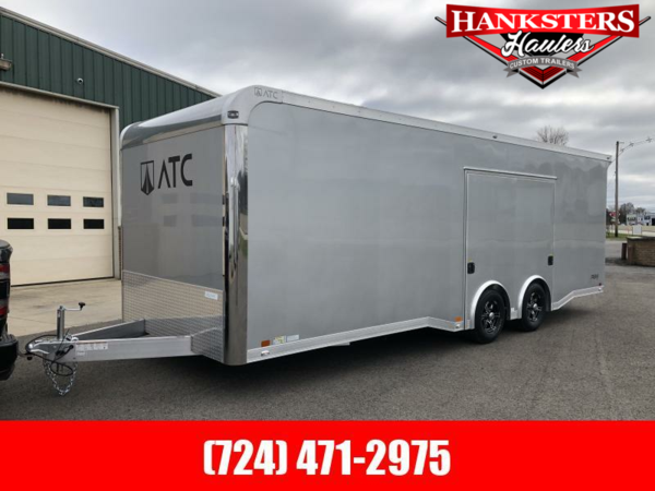 ATC 8.5X24 ROM-400 ALUMINUM ENCLOSED CAR TRAILER  for Sale $23,900 