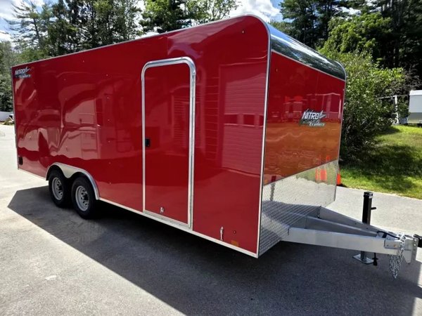 8.5x20 Commercial-Grade Aluminum Enclosed Trailer, NEW