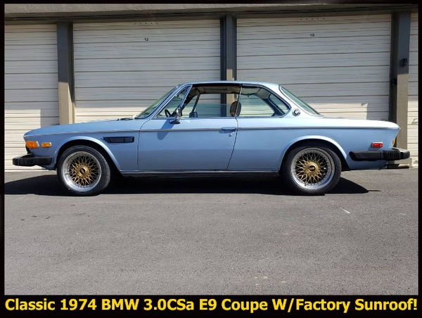 1974 BMW E9  for Sale $48,995 