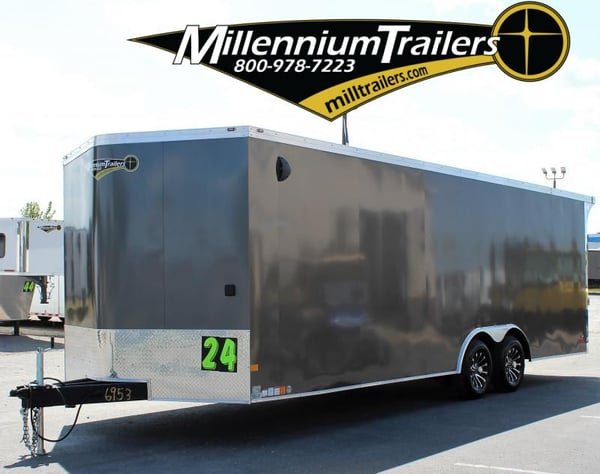  Easy-on-the-Budget! 2024 24'  Car Hauler w/Rear Wing 