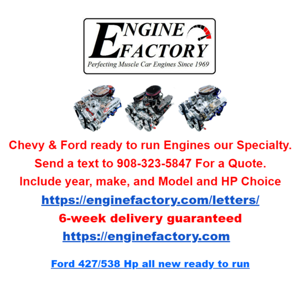 Chevy & Ford Ready to Run Engines - Our Specialty  for Sale $0 