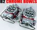 QFT Q-850-B2 850 CFM BLOWER SUPERCHARGER CARBS CHROME BOWLS