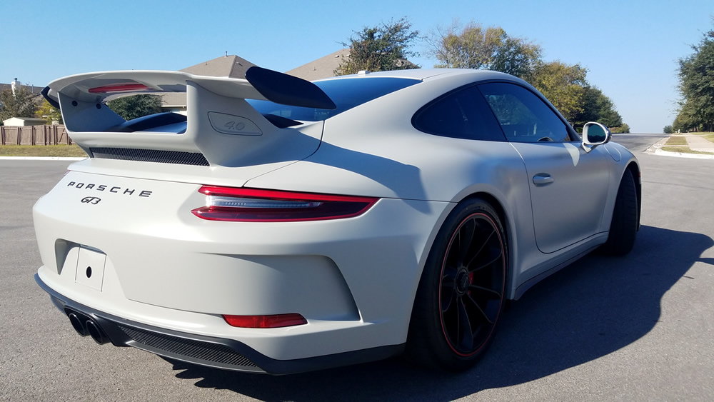 `18 GT3 Chalk paint fully wrapped in Stealth protection film - Rennlist ...