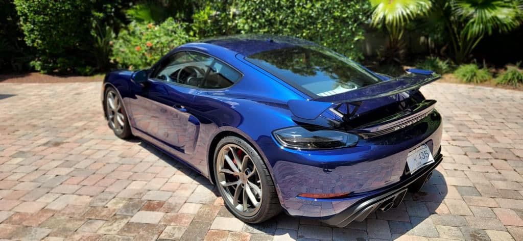2022 Porsche 718 - 2022 Cayman GT4, Manual, Buckets, Gentian Blue, BOSE with Apple play - Used - VIN WP0AC2A80NS275000 - 381 Miles - 6 cyl - 2WD - Manual - Blue - Vero Beach, FL 32963, United States