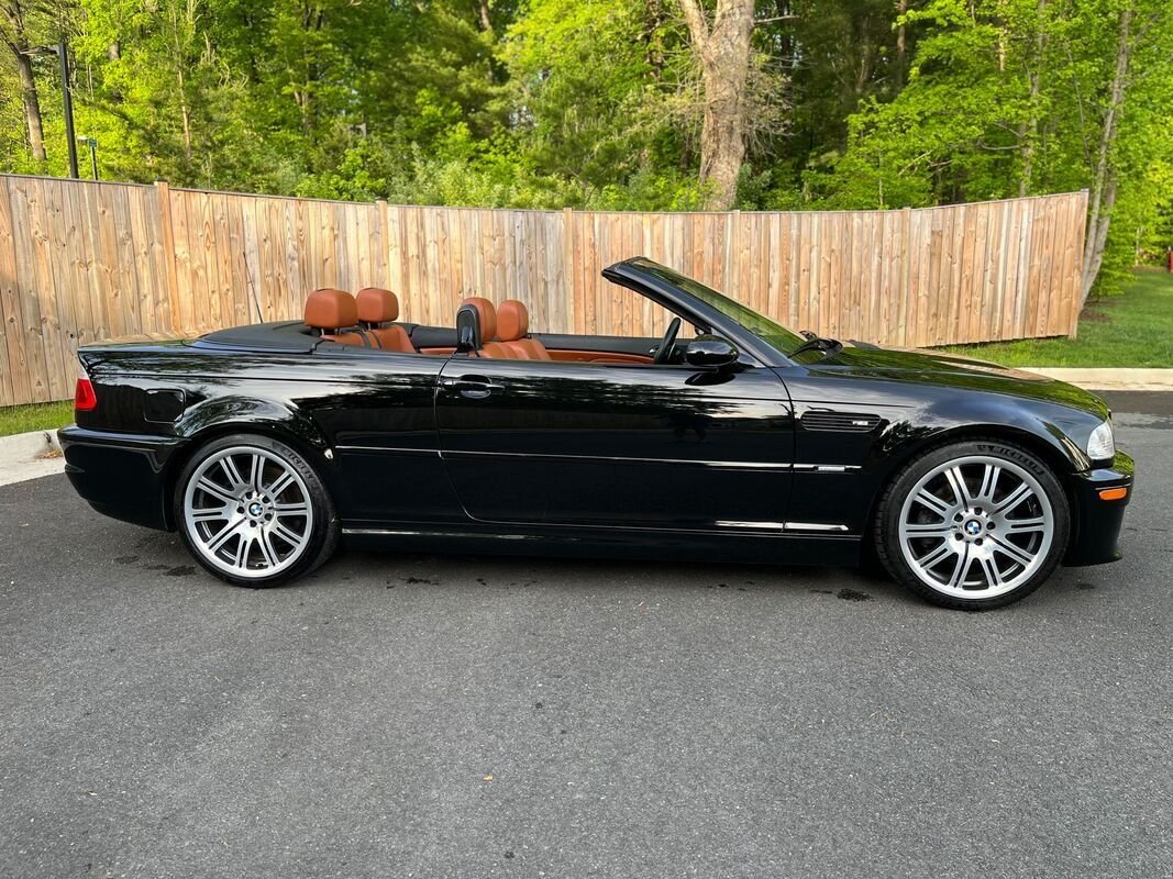 2004 BMW M3 - LOW MILEAGE 2004 e46 M3 Convertible -- Black on Cinnamon, 24K Miles and 2 Owners - Used - VIN WBSBR93414PK06483 - 24,500 Miles - 6 cyl - 2WD - Automatic - Convertible - Black - Fairfax, VA 22030, United States