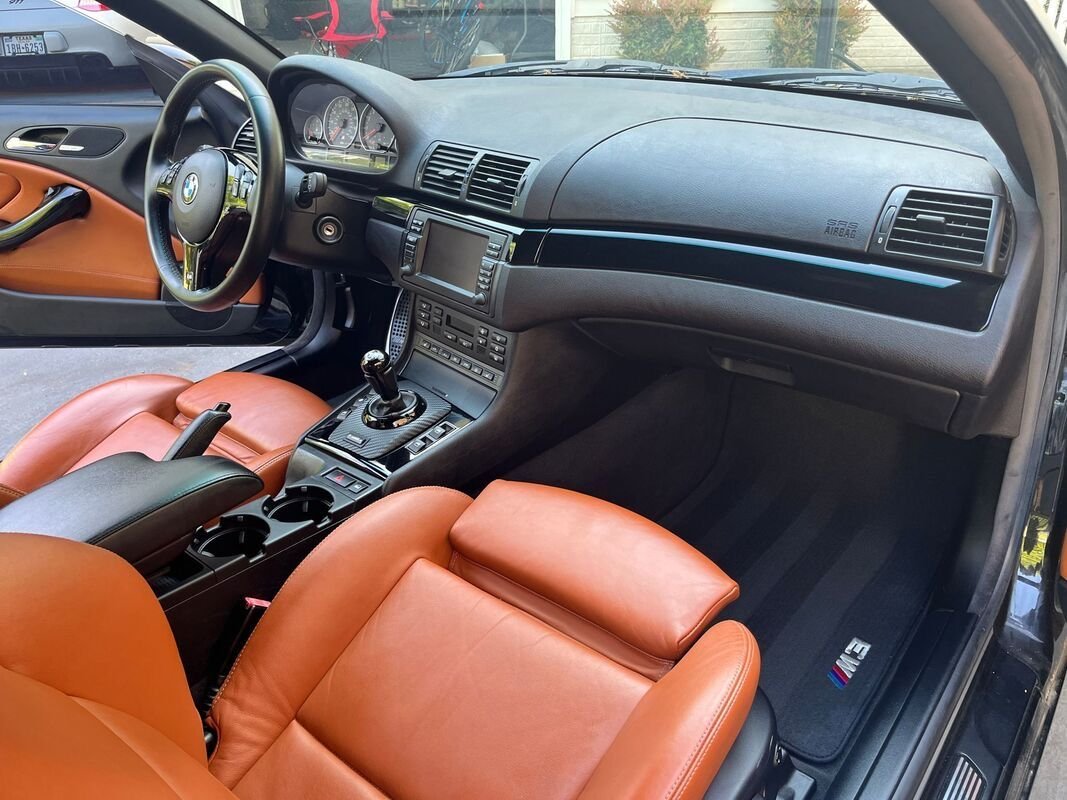 2004 BMW M3 - LOW MILEAGE 2004 e46 M3 Convertible -- Black on Cinnamon, 24K Miles and 2 Owners - Used - VIN WBSBR93414PK06483 - 24,500 Miles - 6 cyl - 2WD - Automatic - Convertible - Black - Fairfax, VA 22030, United States