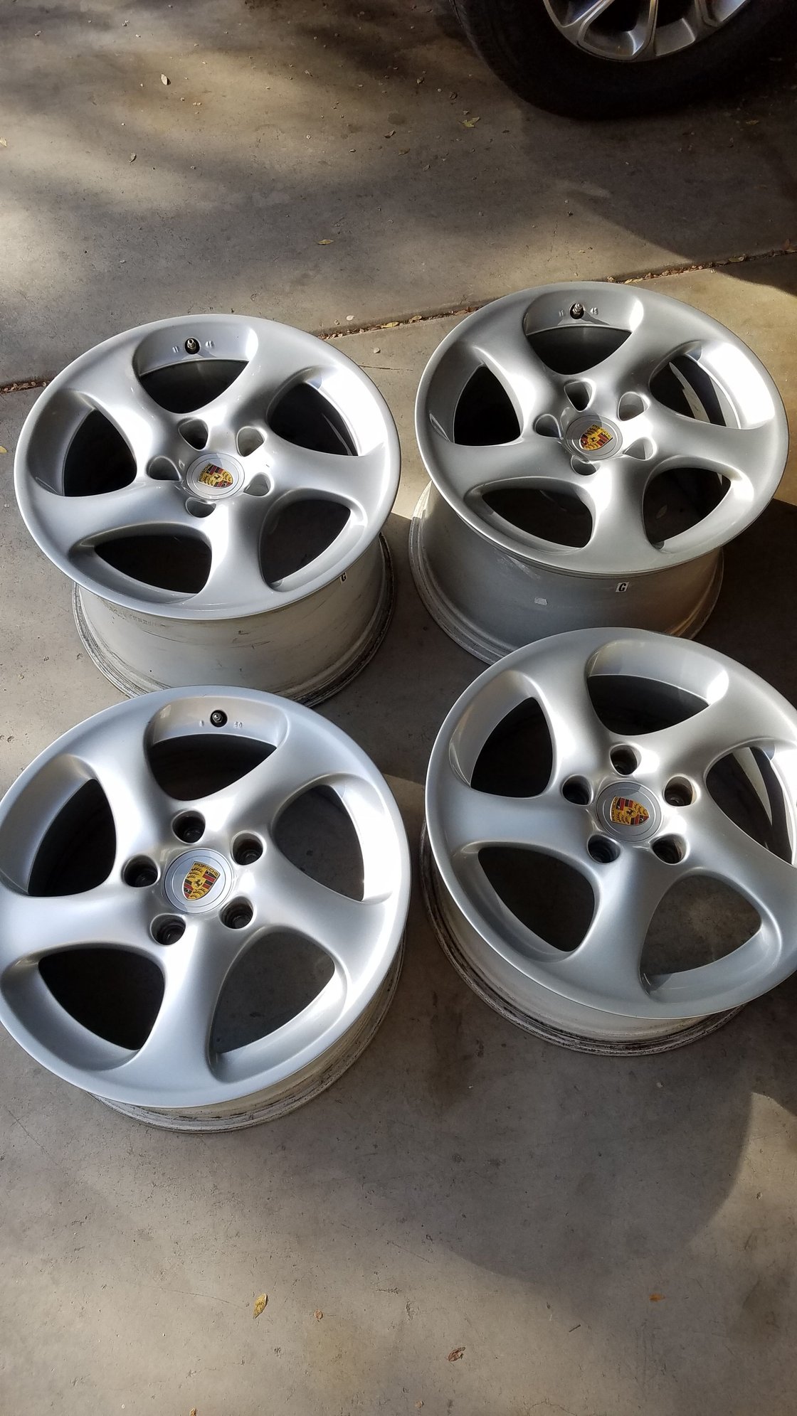 Wheels and Tires/Axles - Porsche Hollow Spoke Turbo II Wheels (aka Turbo Twists) - Used - 1993 to 2005 Porsche 911 - Tempe, AZ 85281, United States