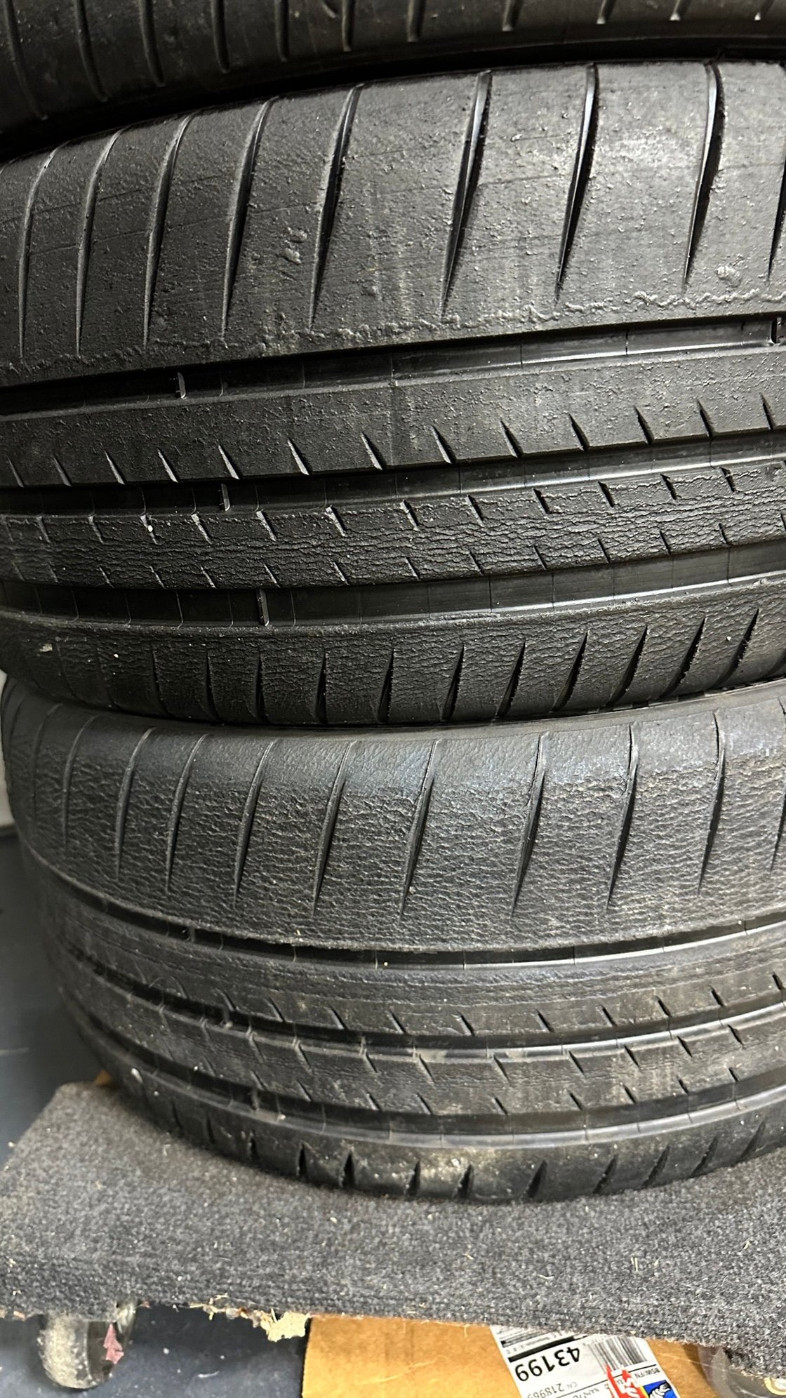 Wheels and Tires/Axles - Stock 981 Cayman S wheels powder coated black with used Cup 2's - Used - 2013 to 2016 Porsche Cayman - Clifton, NJ 07011, United States