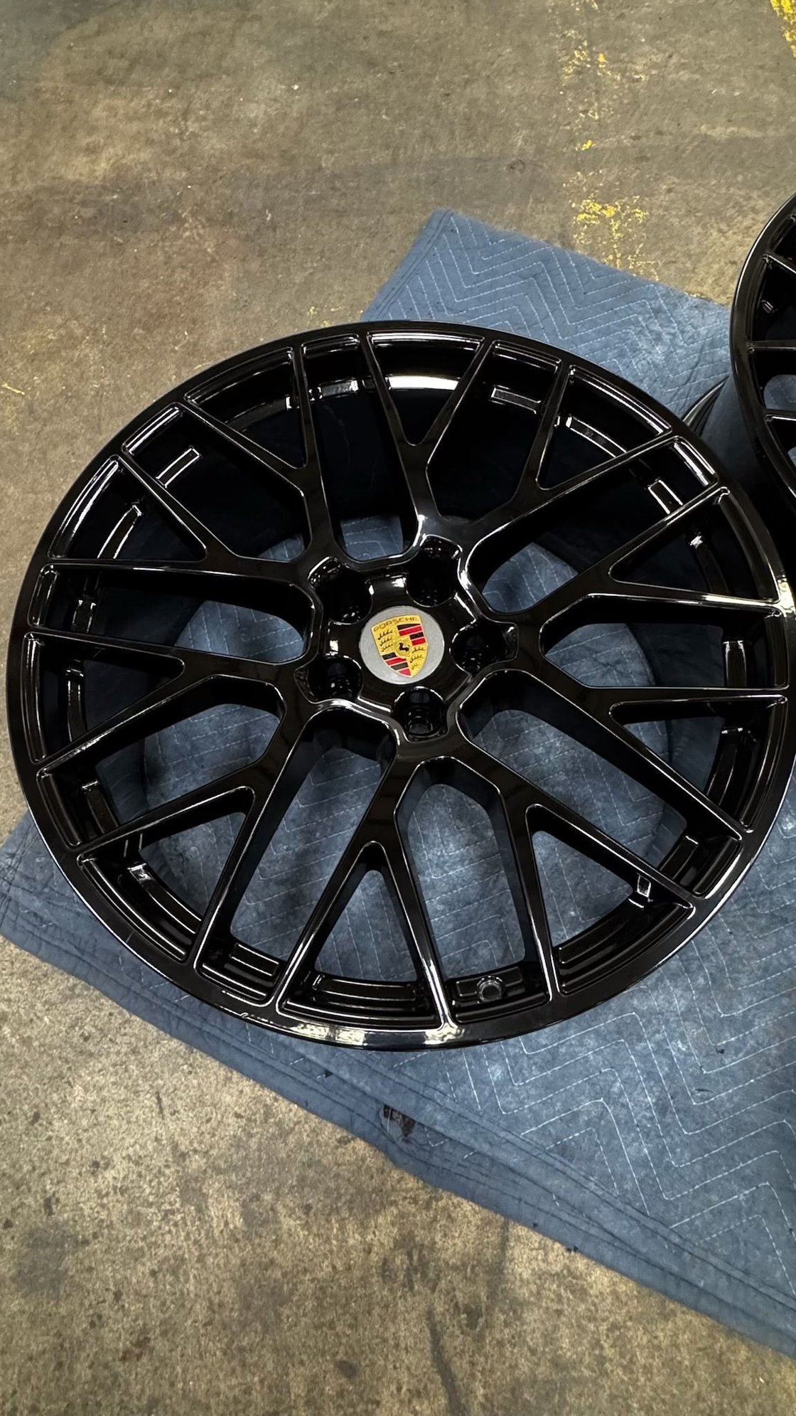 Wheels and Tires/Axles - 21" OEM Gloss Black Macan RS Spyder Wheels - Used - -1 to 2026  All Models - Bellevue, WA 98004, United States