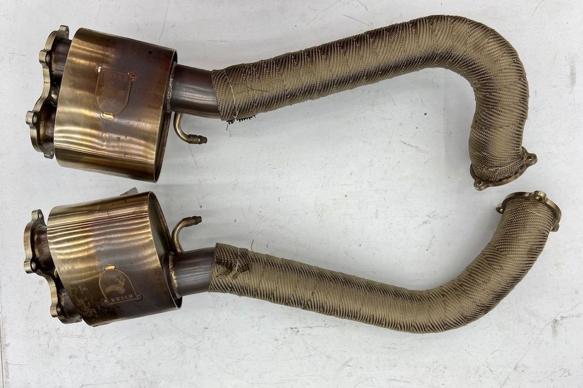 Engine - Exhaust - Kline Inconel Muffler and SS OAP for 718 GT4/Spyder/4.0 GTS - Used - All Years  All Models - Jersey City, NJ 07302, United States