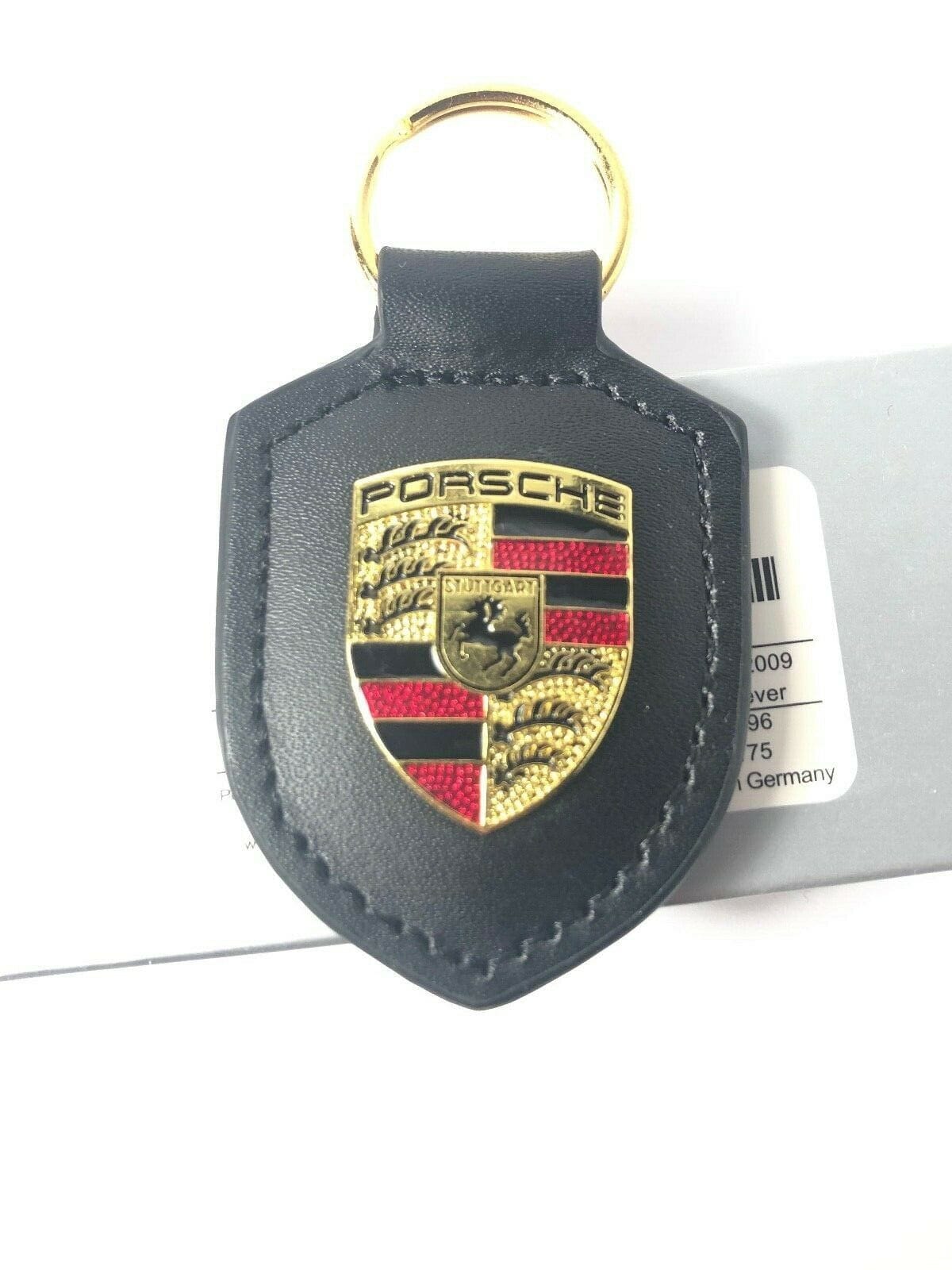 Accessories - Black Porsche Key Chain OEM and Valve Stem Caps OEM Both Unused - New - Dundee, IL 60118, United States