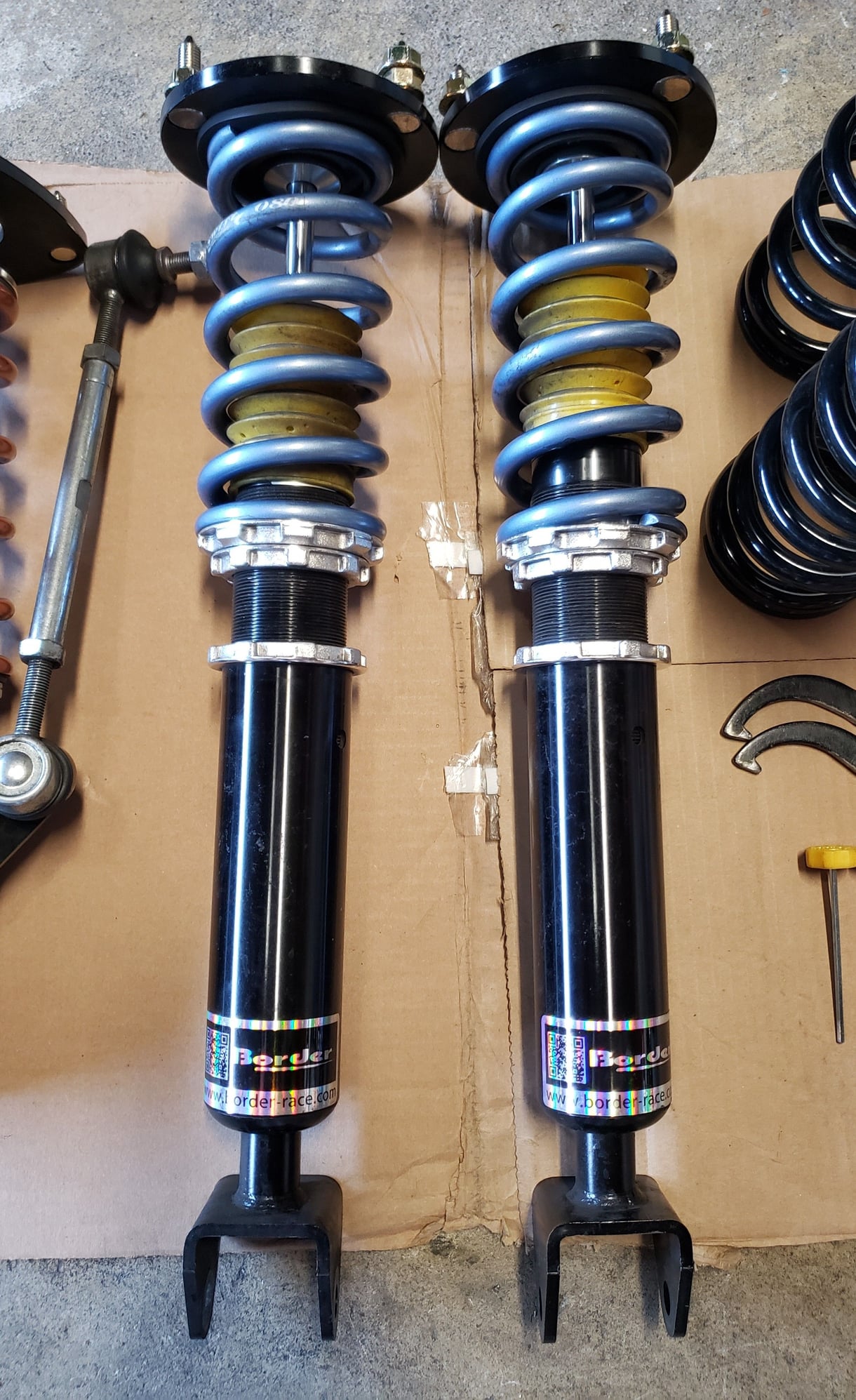 Steering/Suspension - Border Racing S1 Street Coilovers 997 AWD 4S Turbo - Used - 0  All Models - San Francisco, CA 94134, United States