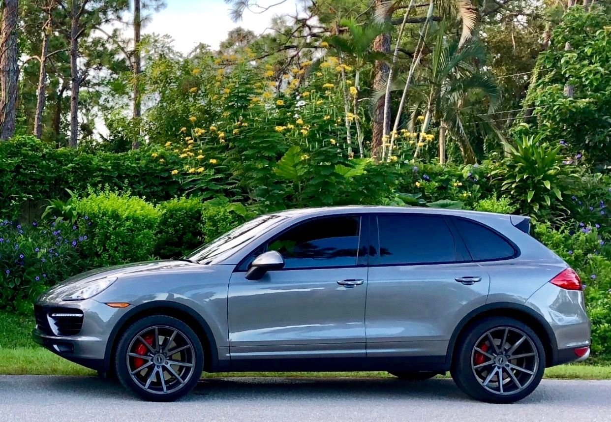 Wheels and Tires/Axles - FS: (4) Vossen 21" x 11" Hybrid Forged VFS-1 5x130 Matte Graphite 21x11 - Used - 2004 to 2018 Porsche Cayenne - Estero, FL 33928, United States
