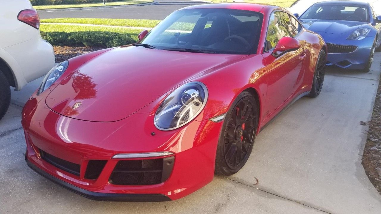 2017 Porsche 911 - 2017 911 GTS Carmine Red Original Owner, 7 Speed MT, Headers, Tune, Exhaust, Ect - Used - VIN WP0AB2A97HS124404 - 14,634 Miles - 6 cyl - 2WD - Manual - Coupe - Silver - Wesley Chapel, FL 33544, United States