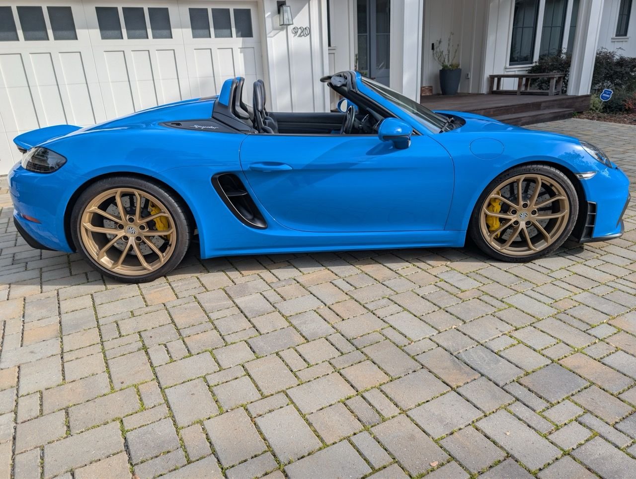 2022 Porsche 718 - 2022 718 Spyder - Shark Blue - PCCB/LWBS - MSRP $132k+ - 8,700mi - Used - VIN WP0CC2A81NS235507 - 8,700 Miles - 6 cyl - 2WD - Manual - Convertible - Blue - Lafayette, CA 94549, United States