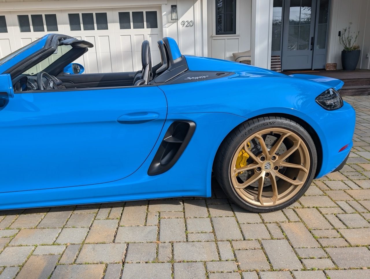 2022 Porsche 718 - 2022 718 Spyder - Shark Blue - PCCB/LWBS - MSRP $132k+ - 8,700mi - Used - VIN WP0CC2A81NS235507 - 8,700 Miles - 6 cyl - 2WD - Manual - Convertible - Blue - Lafayette, CA 94549, United States