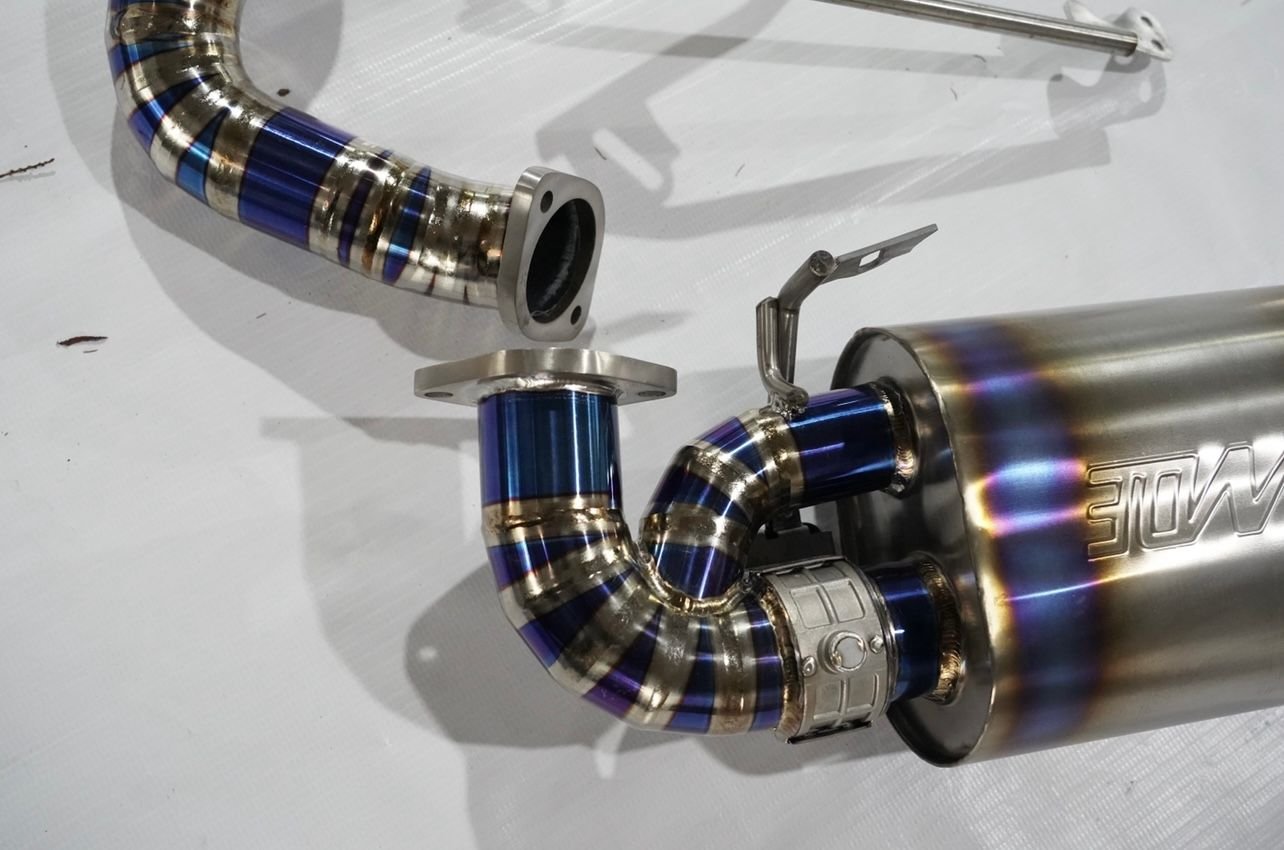 Engine - Exhaust - CUSTOM MADE TITANIUM CATBACK 981 CAYMAN GT4/S/GTS EXHAUST - New - 2014 to 2016 Porsche Cayman GT4 - Vancouver, BC V5M1C3, Canada