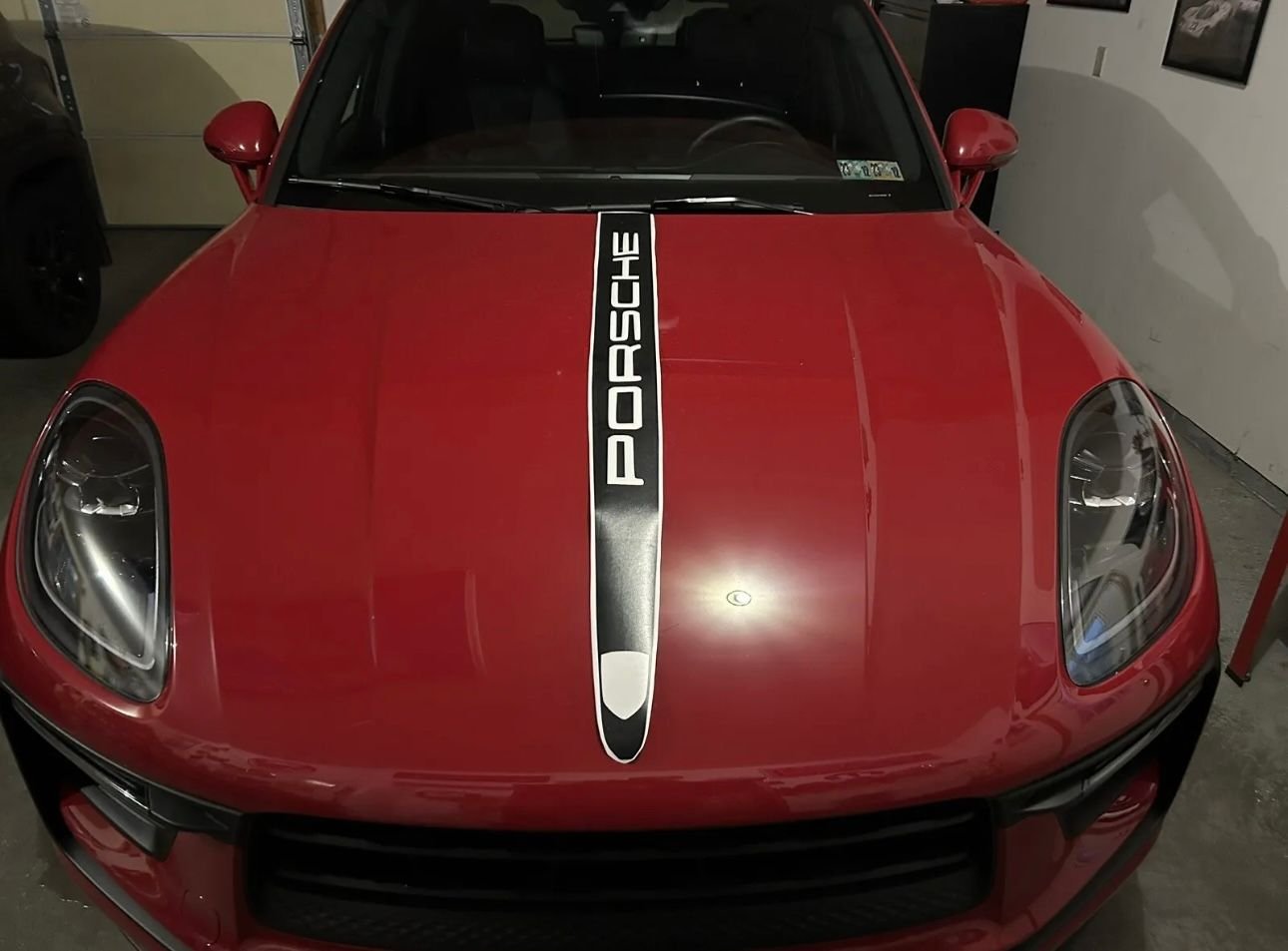 Accessories - Porsche Macan 2015-2023 Hood Decal 3M Matte Black 95B S GTS Turbo Brand New SUV - New - 2015 to 2024 Porsche Macan - Garden Grove, CA 92843, United States