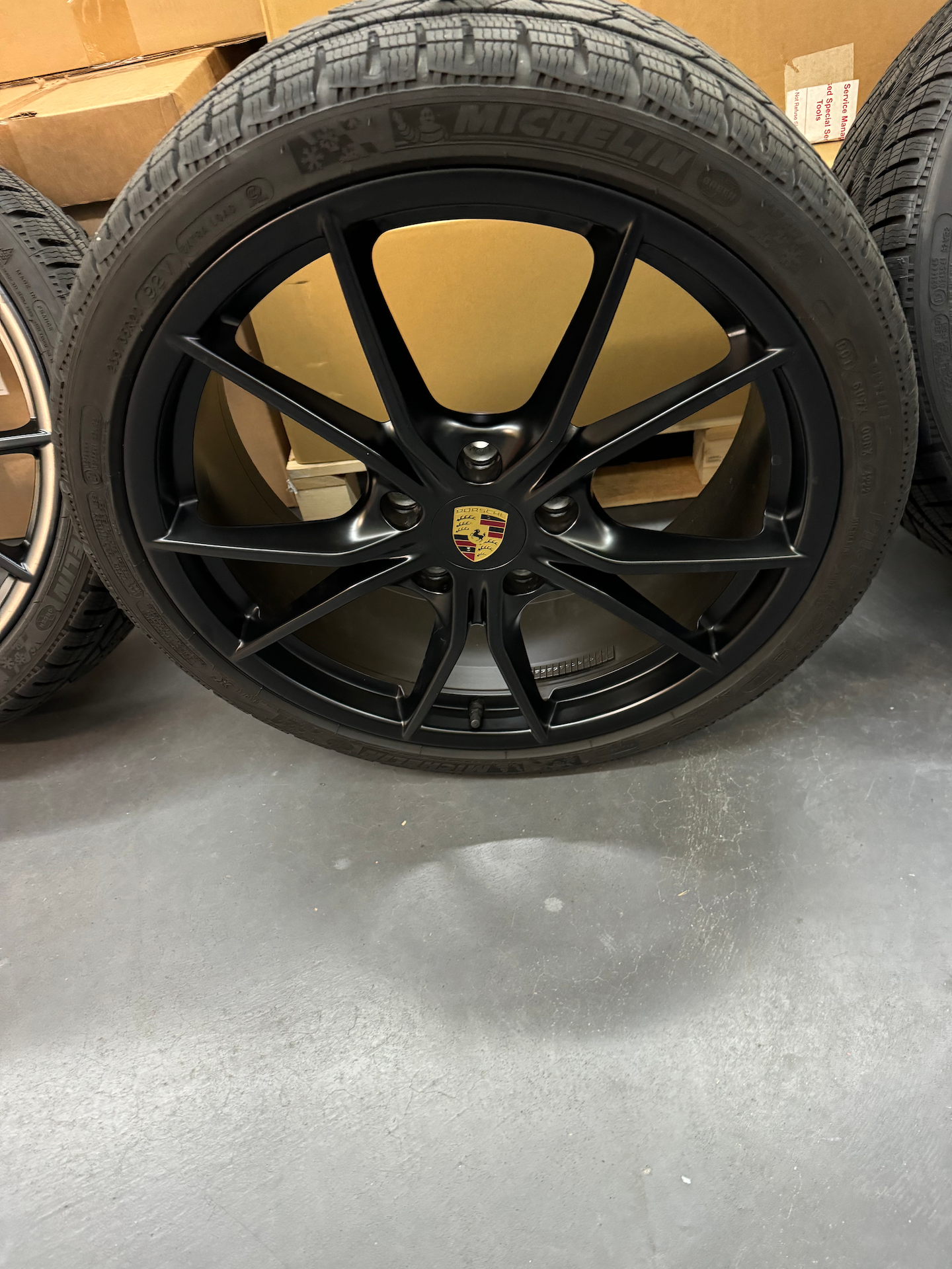 Wheels and Tires/Axles - Porsche 20" winter tire and wheel set for 718 GT4/Spyder (and other 718 models) - Used - 2016 to 2025 Porsche 718 - Bloomington, IN 47401, United States