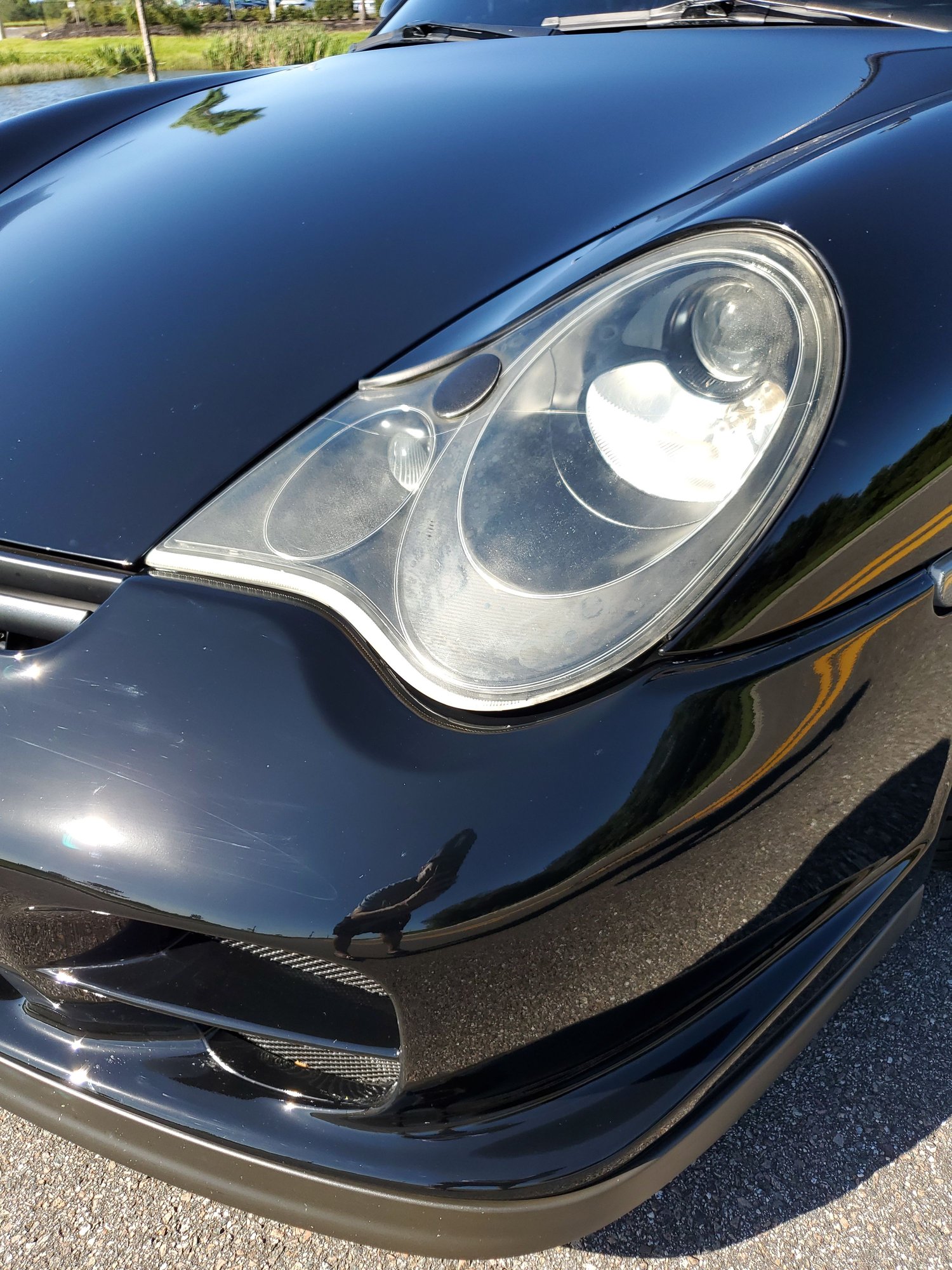 Lights - 996 Turbo Headlights Painted Black - Used - Wesley Chapel, FL 33543, United States