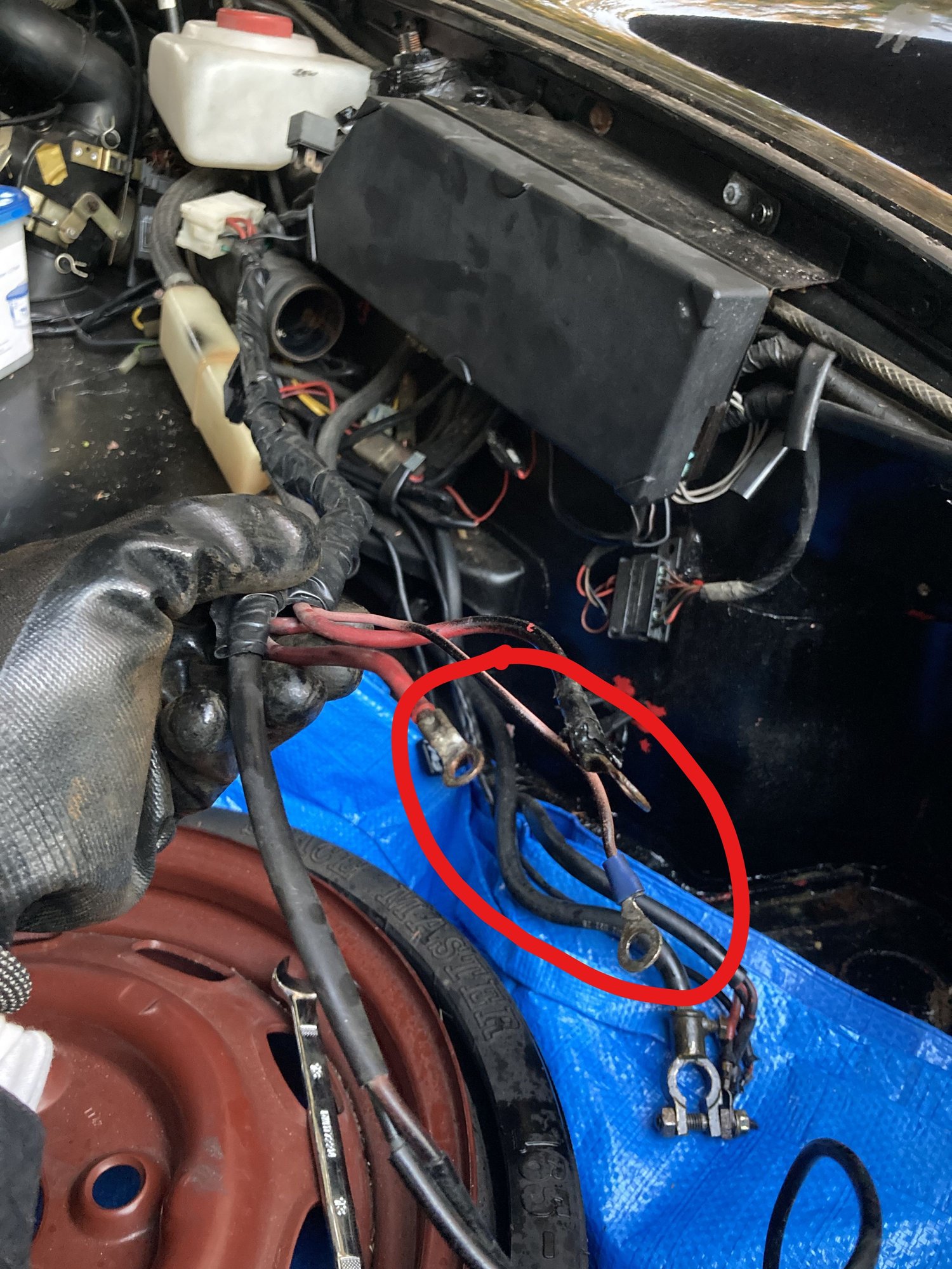 Quick Question Trunk Battery Cables Rennlist Porsche Discussion