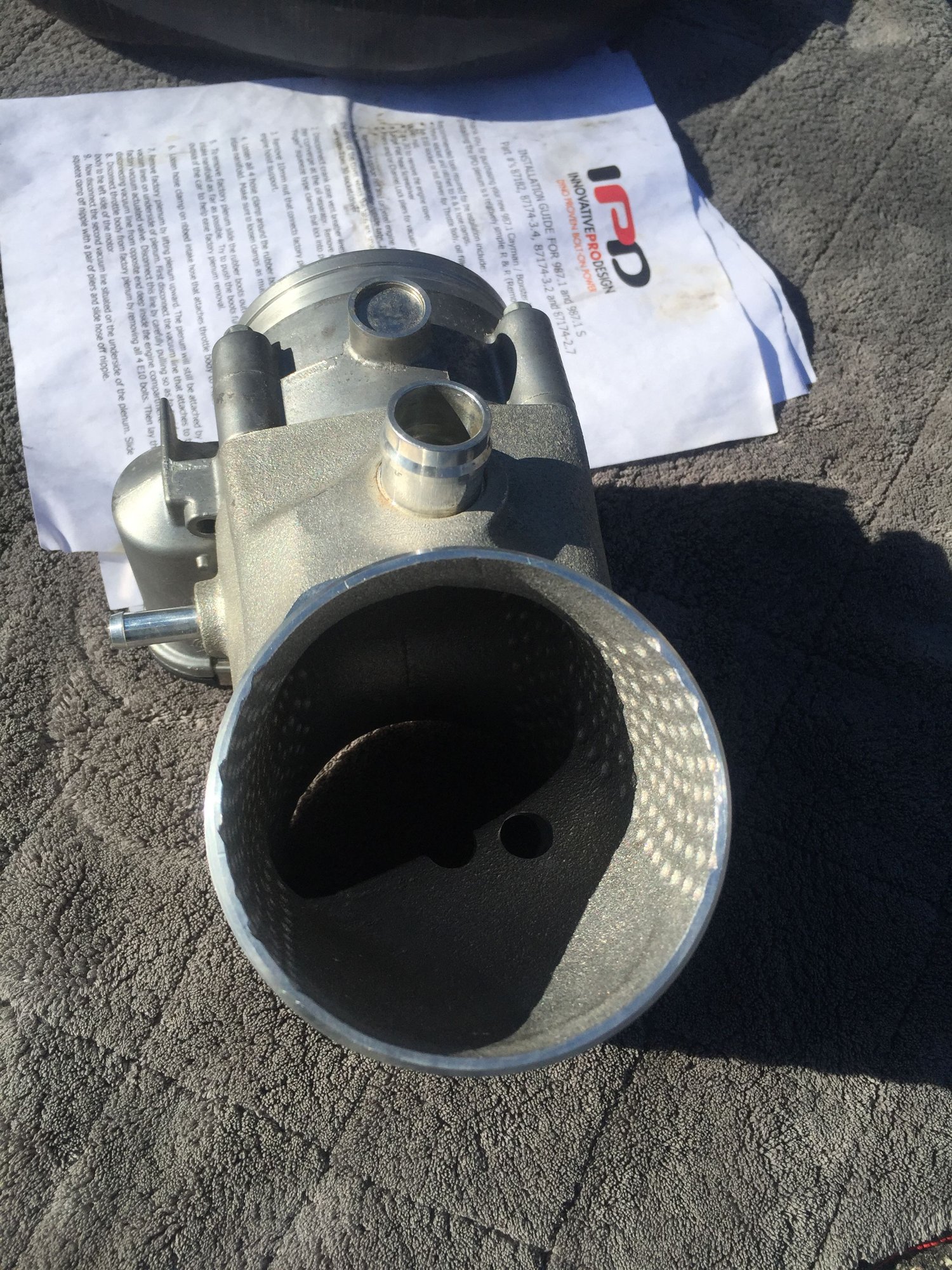 Engine - Power Adders - IPD Competition Plenum for 987.1 Cayman Boxster S with 82mm GT3 Throttle Body - Used - 2006 to 2008 Porsche Boxster - 2006 to 2008 Porsche Cayman - Hamburg, NJ 07419, United States