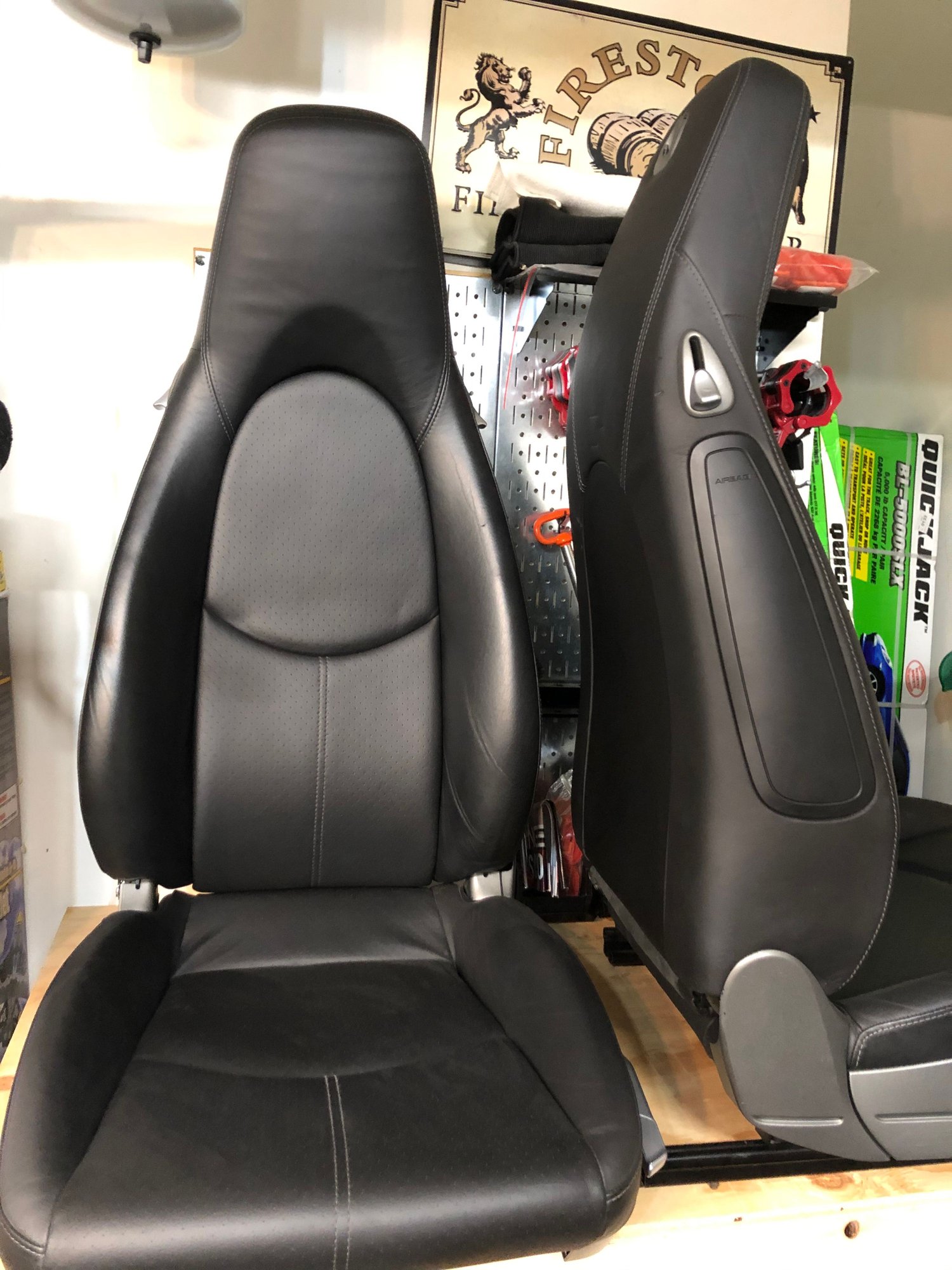 Interior/Upholstery - Black 997/987 manual comfort seats from a project - Used - 2005 to 2012 Porsche 911 - Irvine, CA 92618, United States