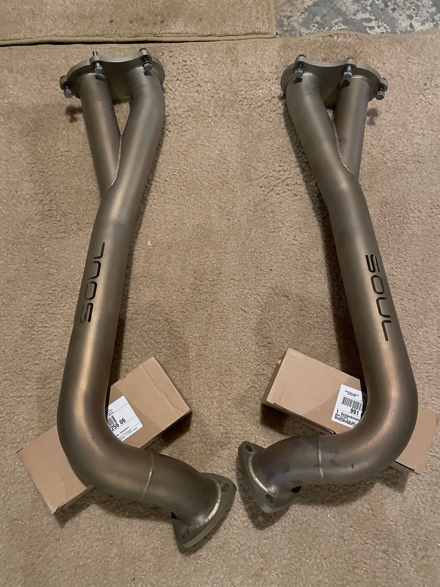 Engine - Exhaust - SOUL PERFORMANCE OVER AXLE PIPES for 718 GT4 - Used - 2020 to 2021 Porsche Cayman GT4 - Olathe, KS 66062, United States