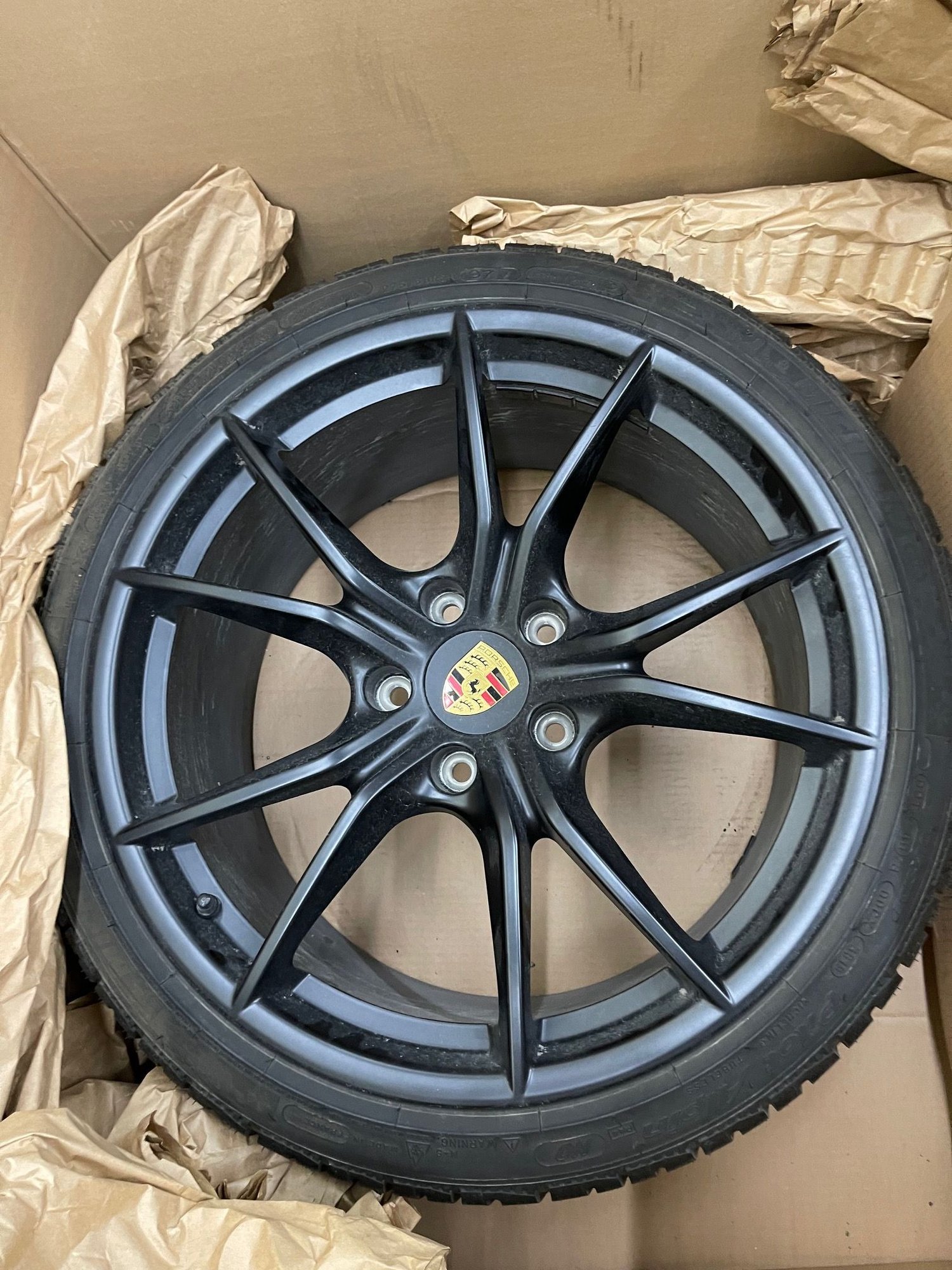 Wheels and Tires/Axles - Porsche 718 GT4/Spyder winter tire/wheel set - Used - 2019 to 2021 Porsche Cayman GT4 - Bloomington, IN 47401, United States