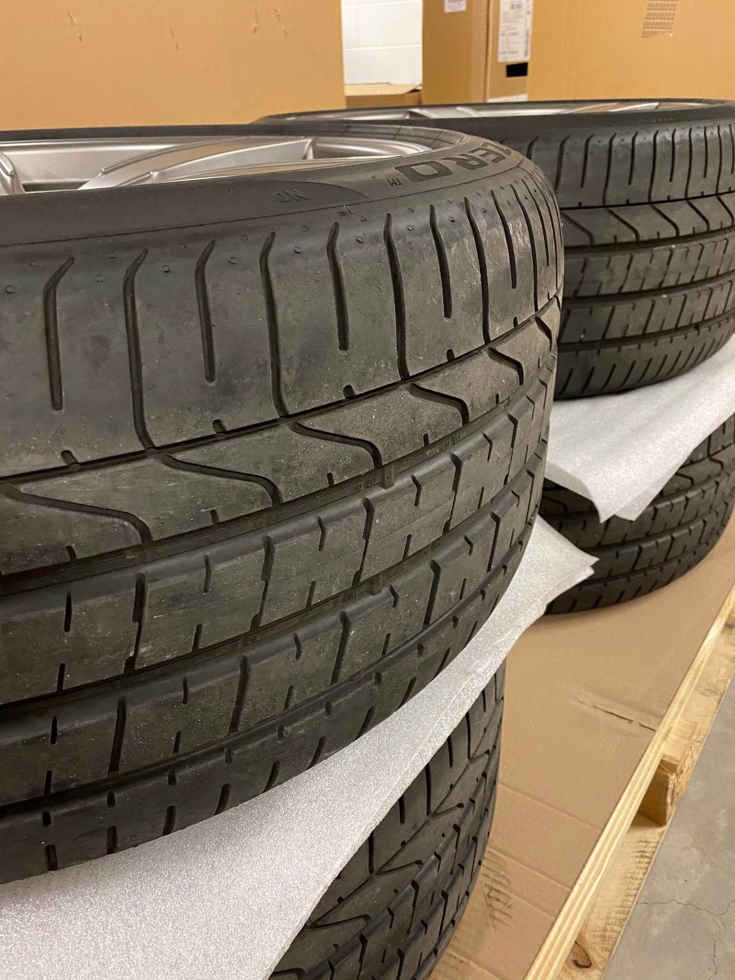 Wheels and Tires/Axles - 22" Cayenne Sport Classic wheels in satin platinum - New - 2019 to 2020 Porsche Cayenne - Los Gatos, CA 95030, United States