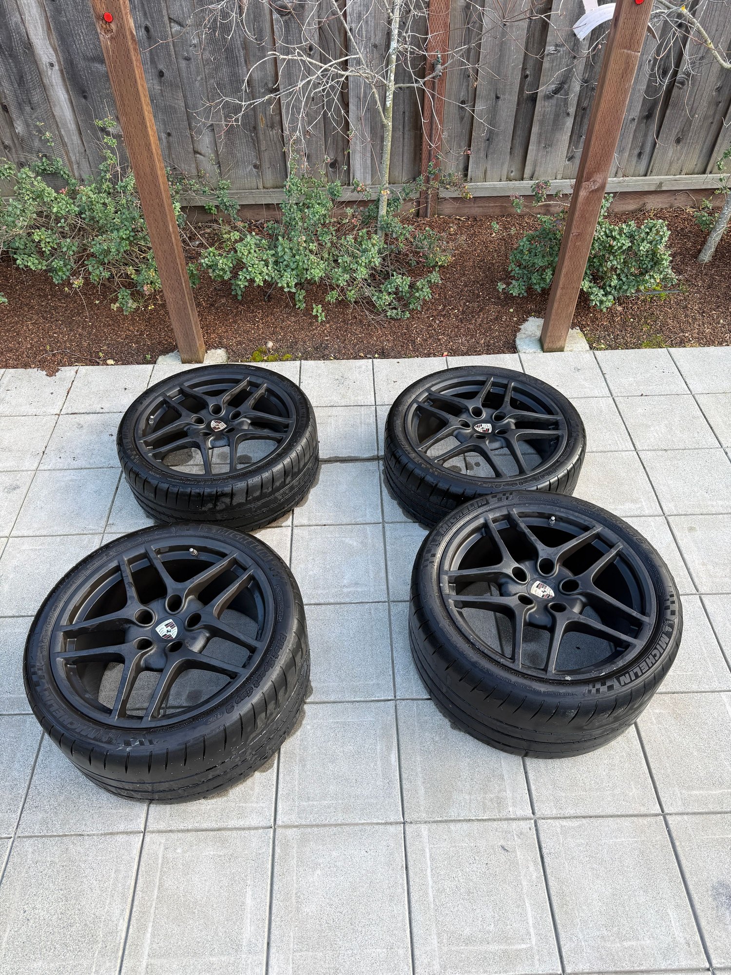 Wheels and Tires/Axles - Porsche 911 997.2 Carrera S II wheels with Michelin Pilot Sport Cup 2 - Used - -1 to 2027  All Models - San Mateo, CA 94402, United States