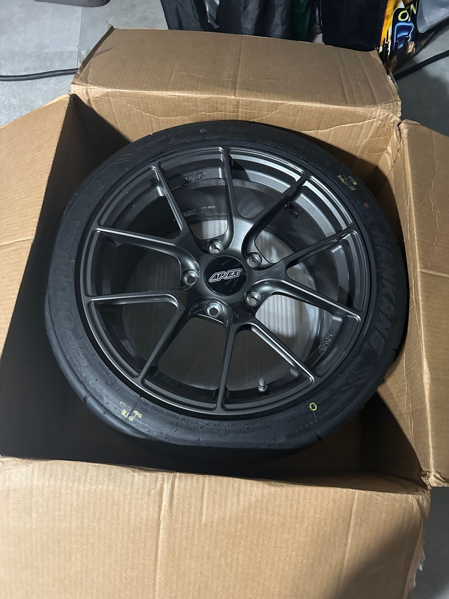 Wheels and Tires/Axles - Brand New 4 Apex Wheels VS-5RS / Nankang AR-1 Tire Set - New - 2005 to 2012 Porsche Cayman - Coral Gables, FL 33146, United States