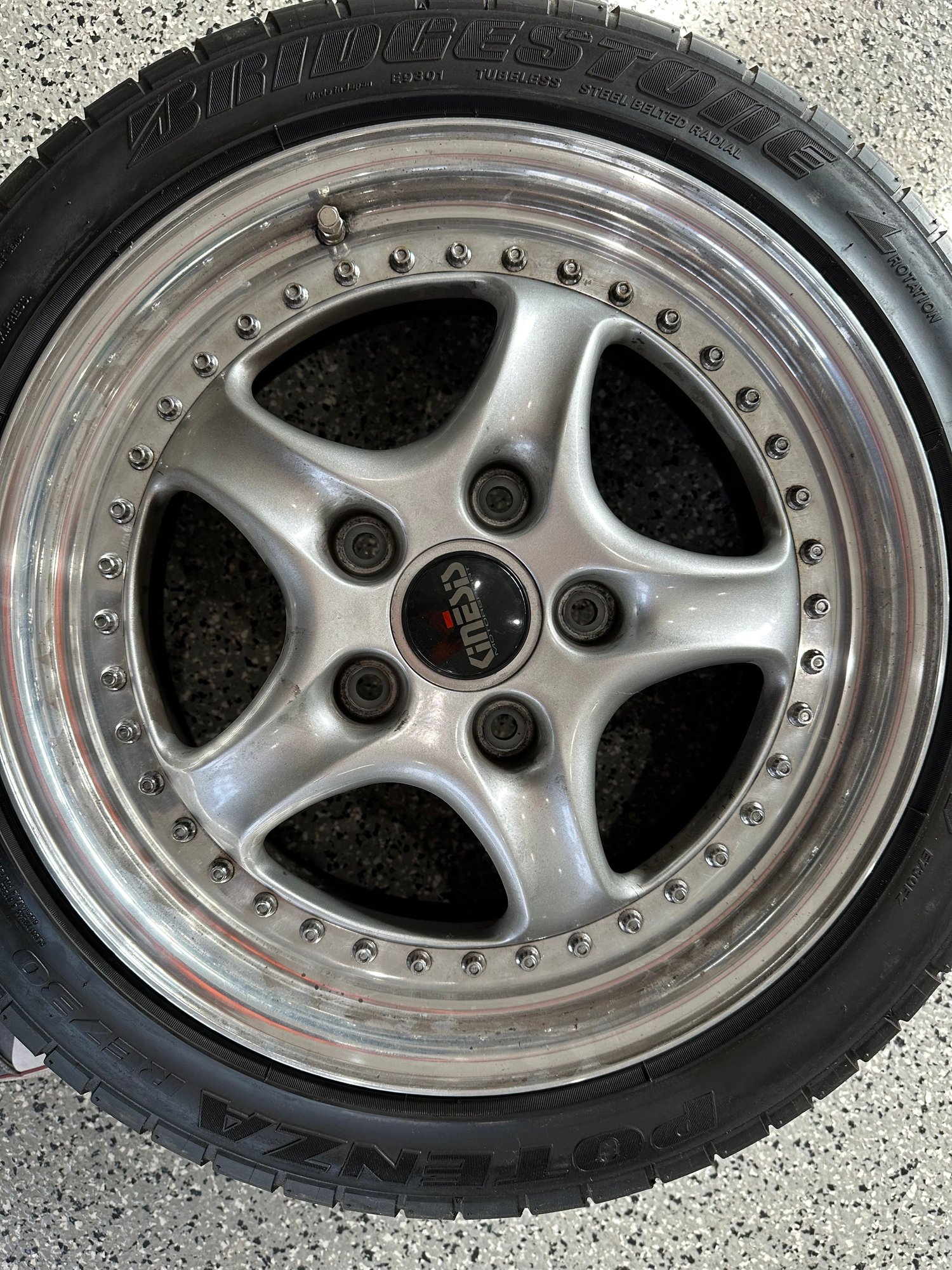 Wheels and Tires/Axles - Kinesis Supercup Wheels - 3pc Modular - Used - 1986 to 1991 Porsche 944 - 1992 to 1995 Porsche 968 - Alexandria, VA 22301, United States