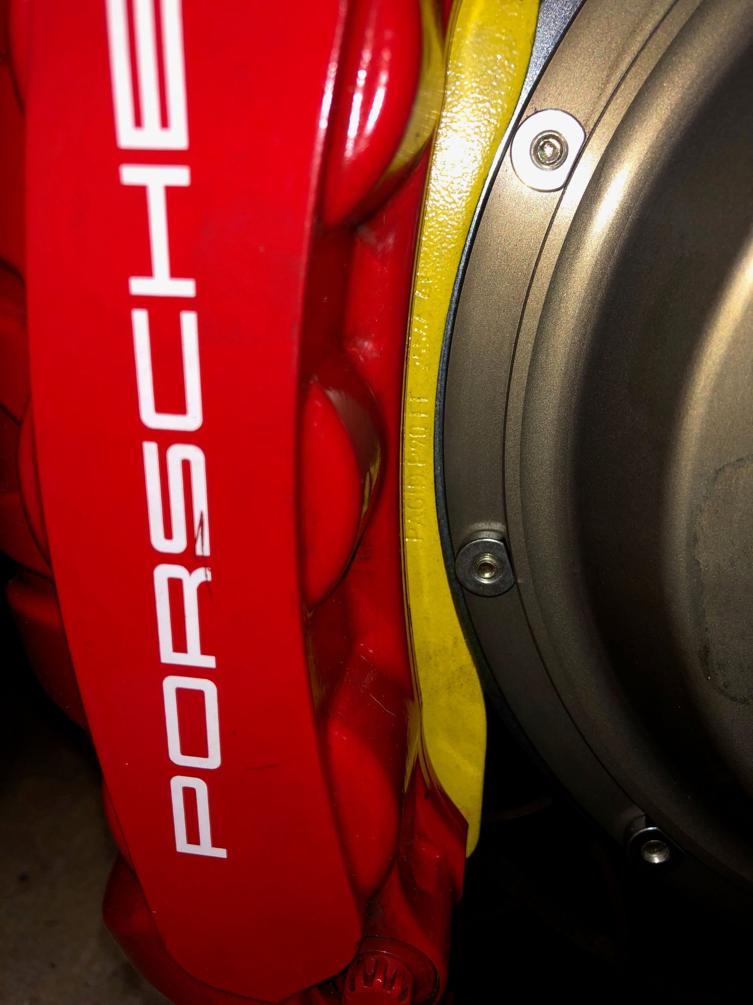 Unknown Brake Pads? rubbing Brembo 2 pc Rotors Rennlist Porsche