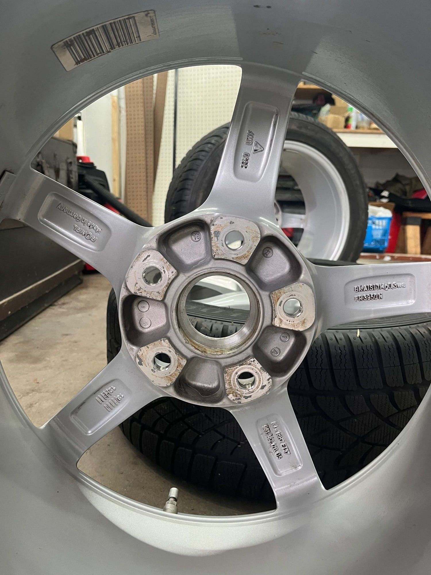 Wheels and Tires/Axles - OEM 18" 2012+ 981 982 718 Cayman Boxster Wheels and Winter Tires w/TPMS - LIKE NEW - Used - All Years  All Models - Cleveland, OH 44129, United States