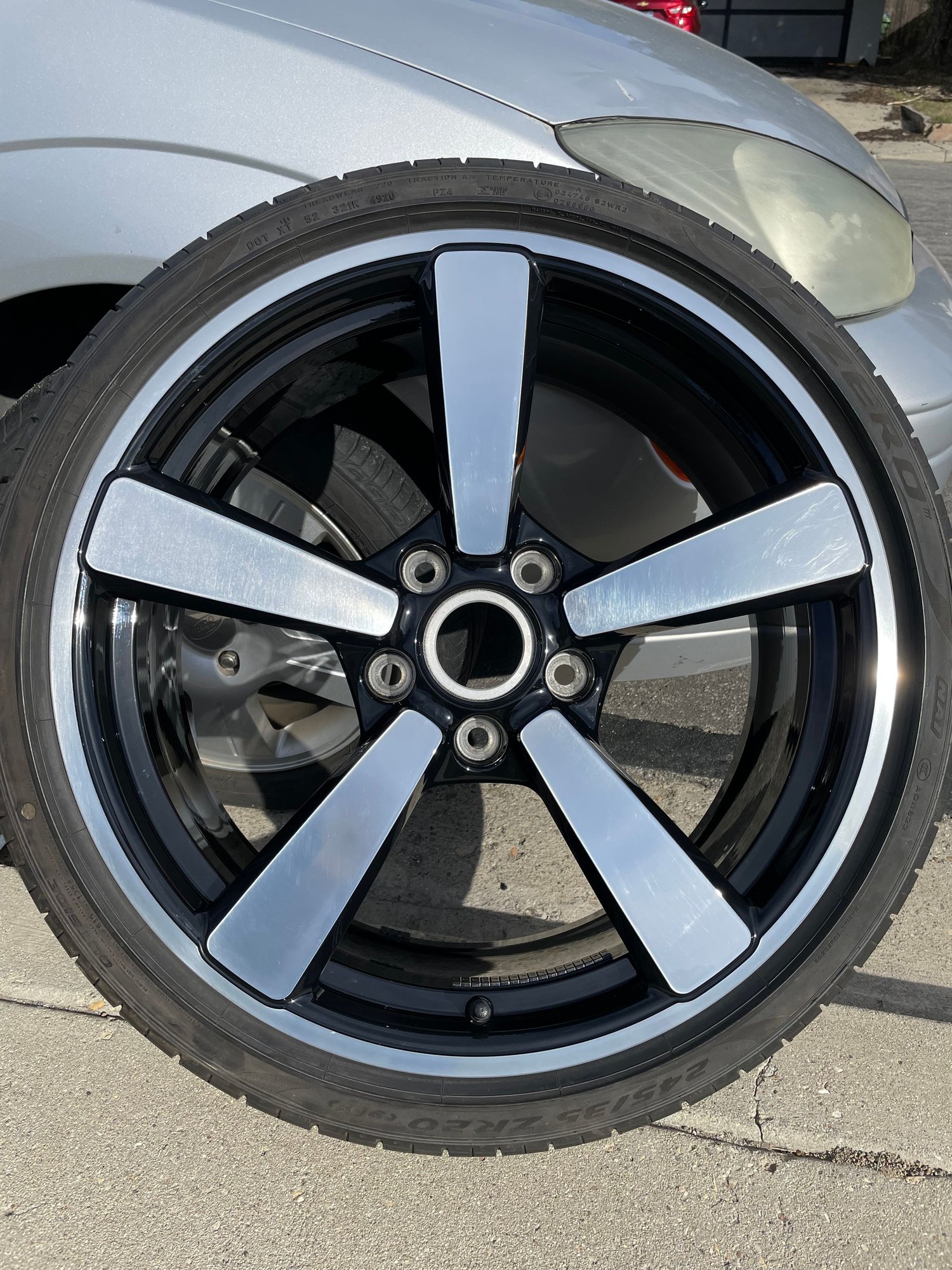 Wheels and Tires/Axles - 20" Exclusive Design Front Wheel 8.5X20 ET50 Jet Black with Pirelli PZERO NA1 tire - Used - All Years  All Models - Moorpark, CA 93021, United States