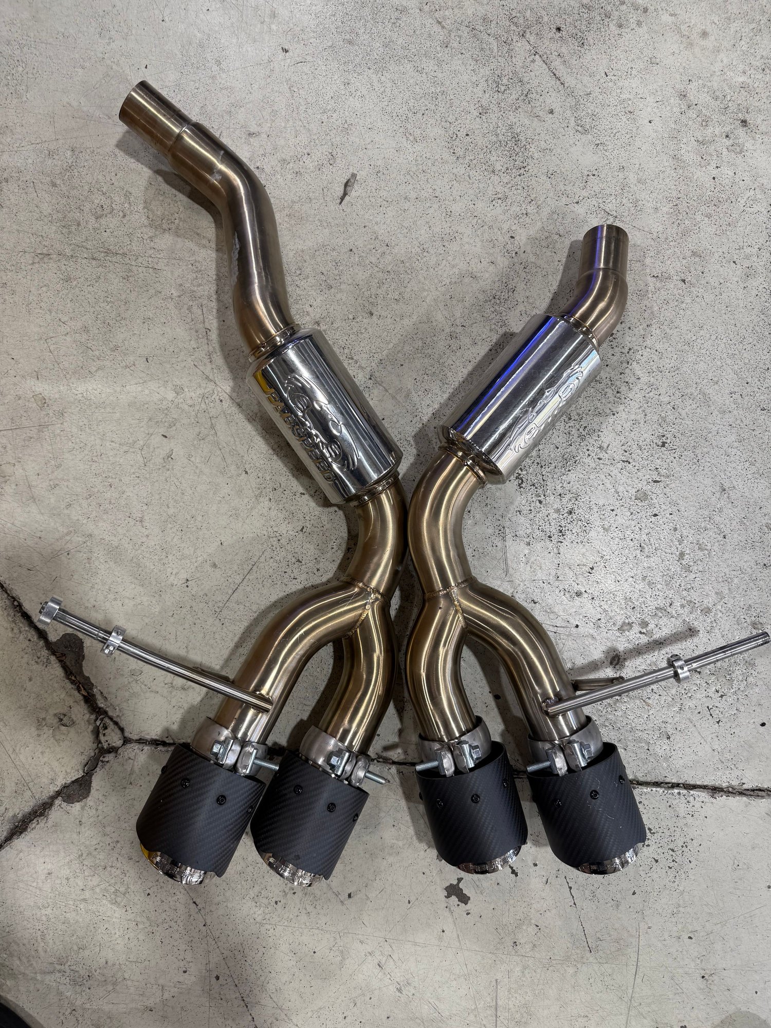 Engine - Exhaust - Fabspeed Slip-On exhaust for 2018+ 2.0l Macan - Used - -1 to 2026  All Models - Irvine, CA 92618, United States