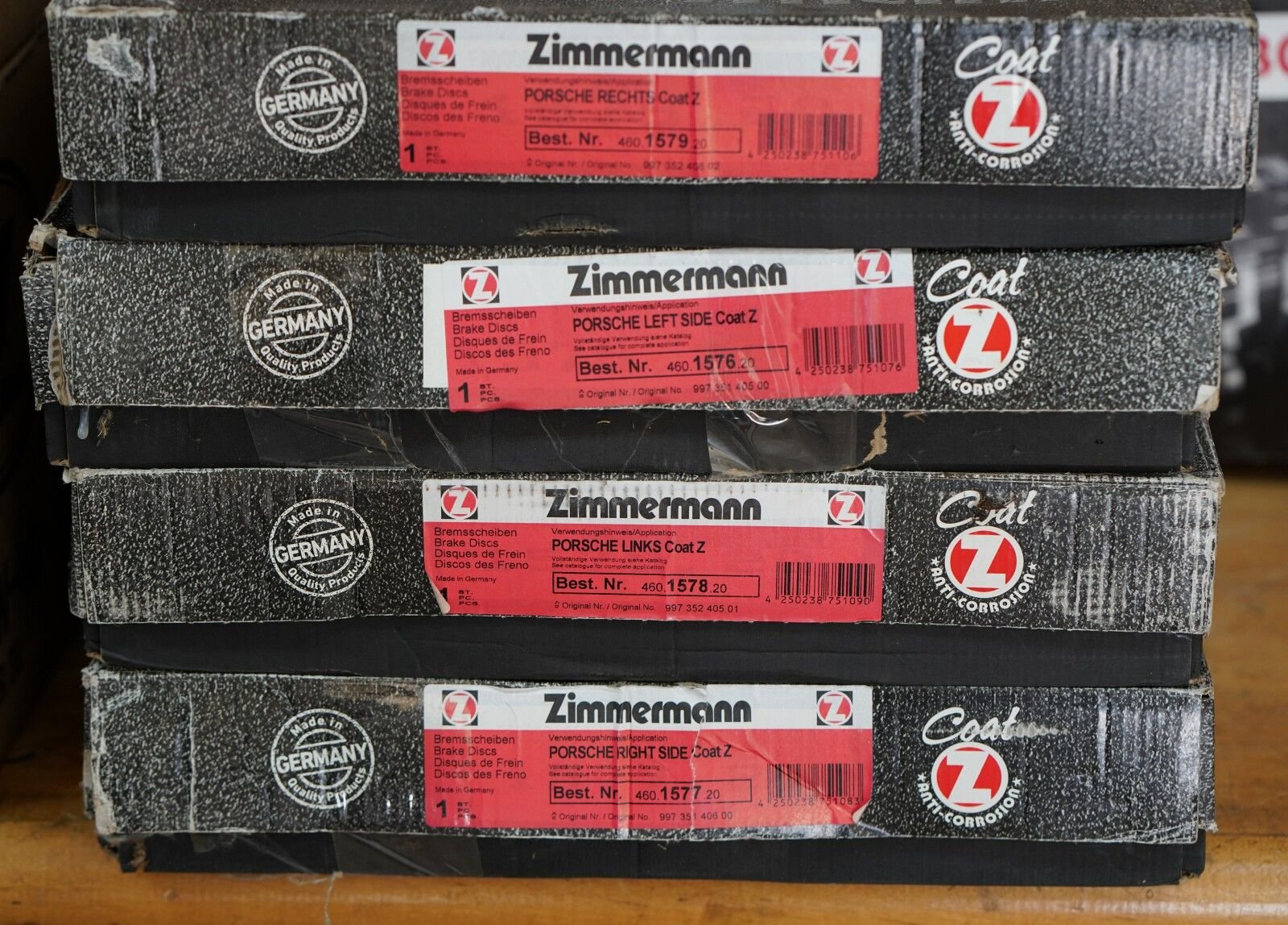 Brakes - 996 Turbo 350mm Disc Upgrade Kit  /  997 Turbo Replacement Disc Set - New - 2001 to 2005 Porsche 911 - Kennesaw, GA 30152, United States