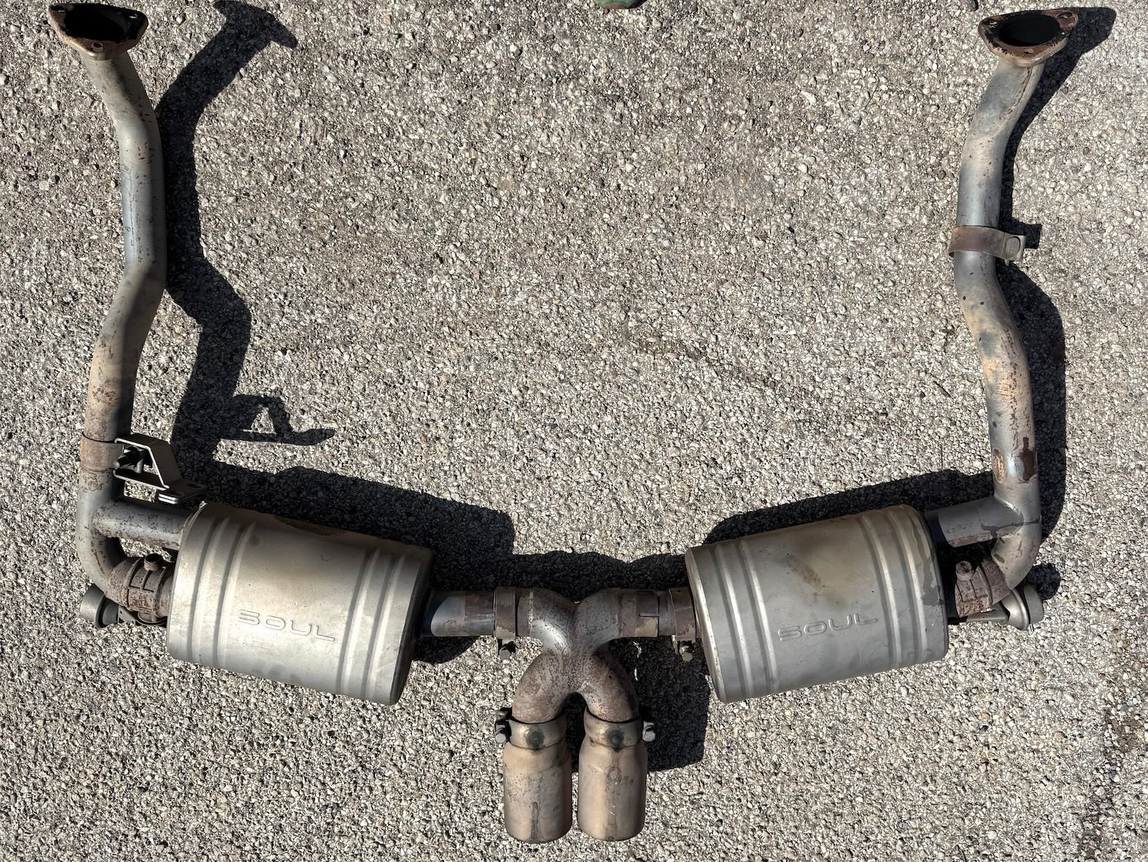 Engine - Exhaust - SOUL 987.2 Cayman/Boxster Valved Muffler + Headers - Used - -1 to 2027  All Models - Chicago, IL 6000, United States