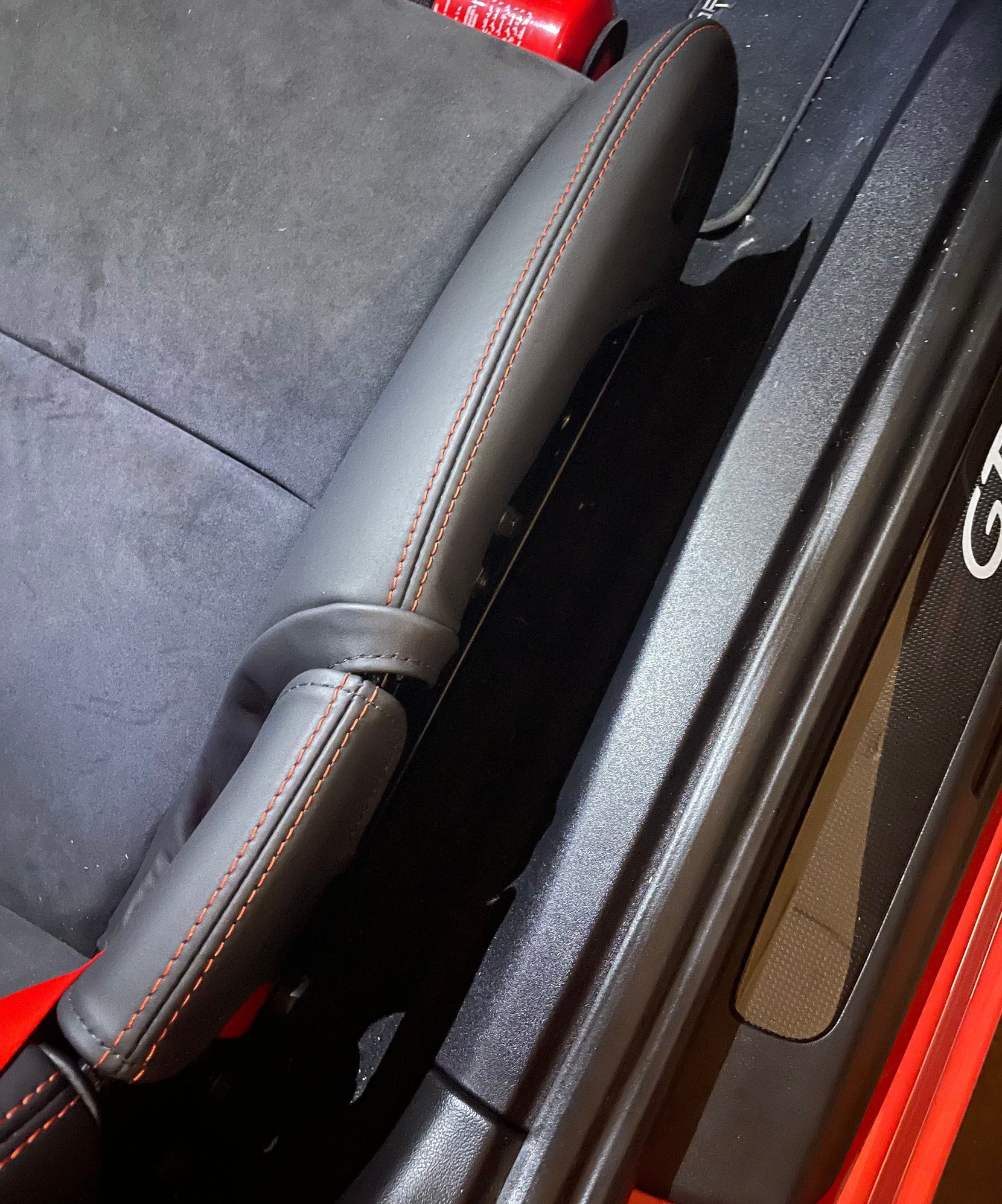 Edguard LWBS Bolster Covers in Lava Orange Rennlist Porsche