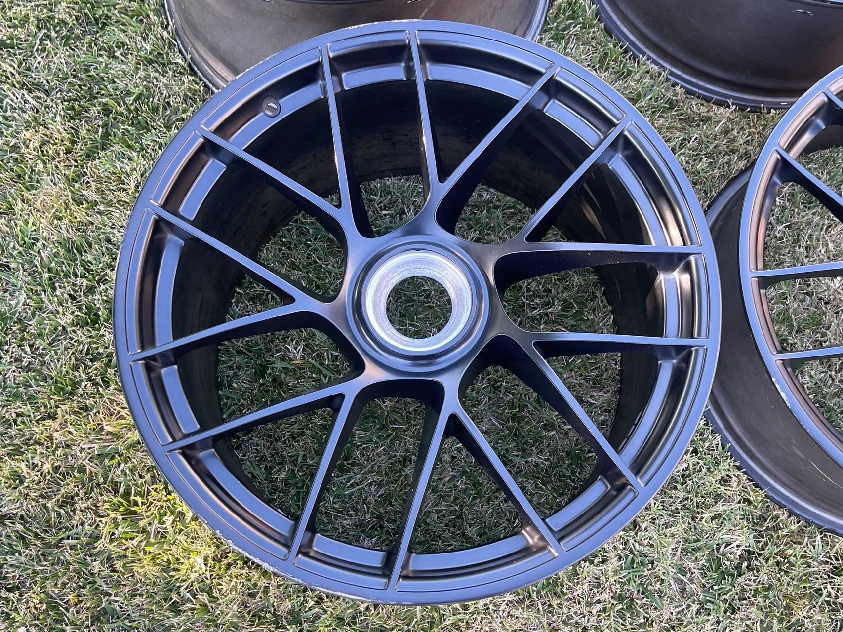 Wheels and Tires/Axles - 991.2 2017-2019 911 GTS and Turbo Wheels - Satin Black - Used - -1 to 2025  All Models - San Jose, CA 95129, United States