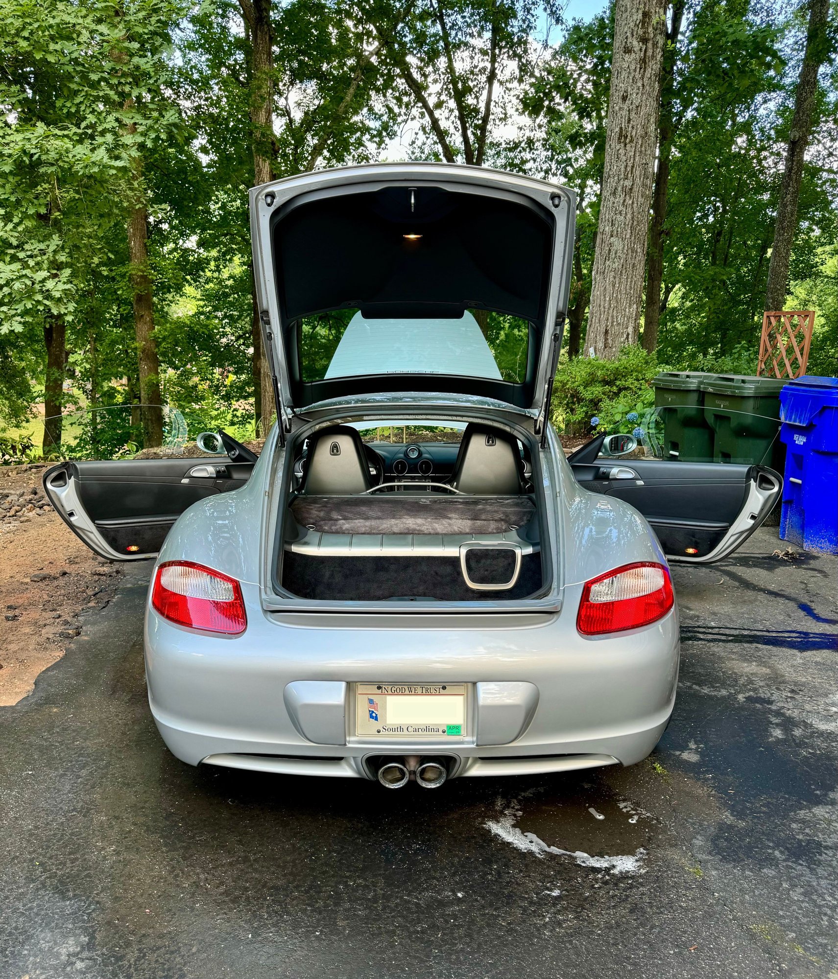 2006 Porsche Cayman - 2006 Cayman S street/track build - New motor - Used - VIN WP0AB29886U780317 - 75,240 Miles - 6 cyl - 2WD - Manual - Coupe - Silver - Greenville, SC 29609, United States